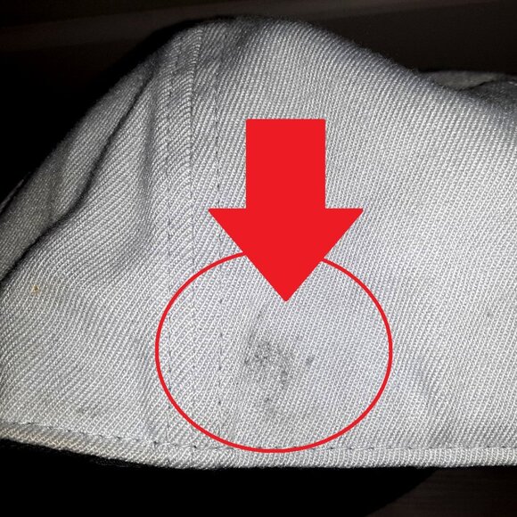 Vintage Y2k DC Skate Shoes Logo Black Grey Baseball Hat Trucker Cap 210 Fitted - Picture 11 of 11